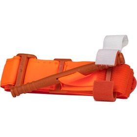 North American Combat Application Tourniquet in high visibility orange.